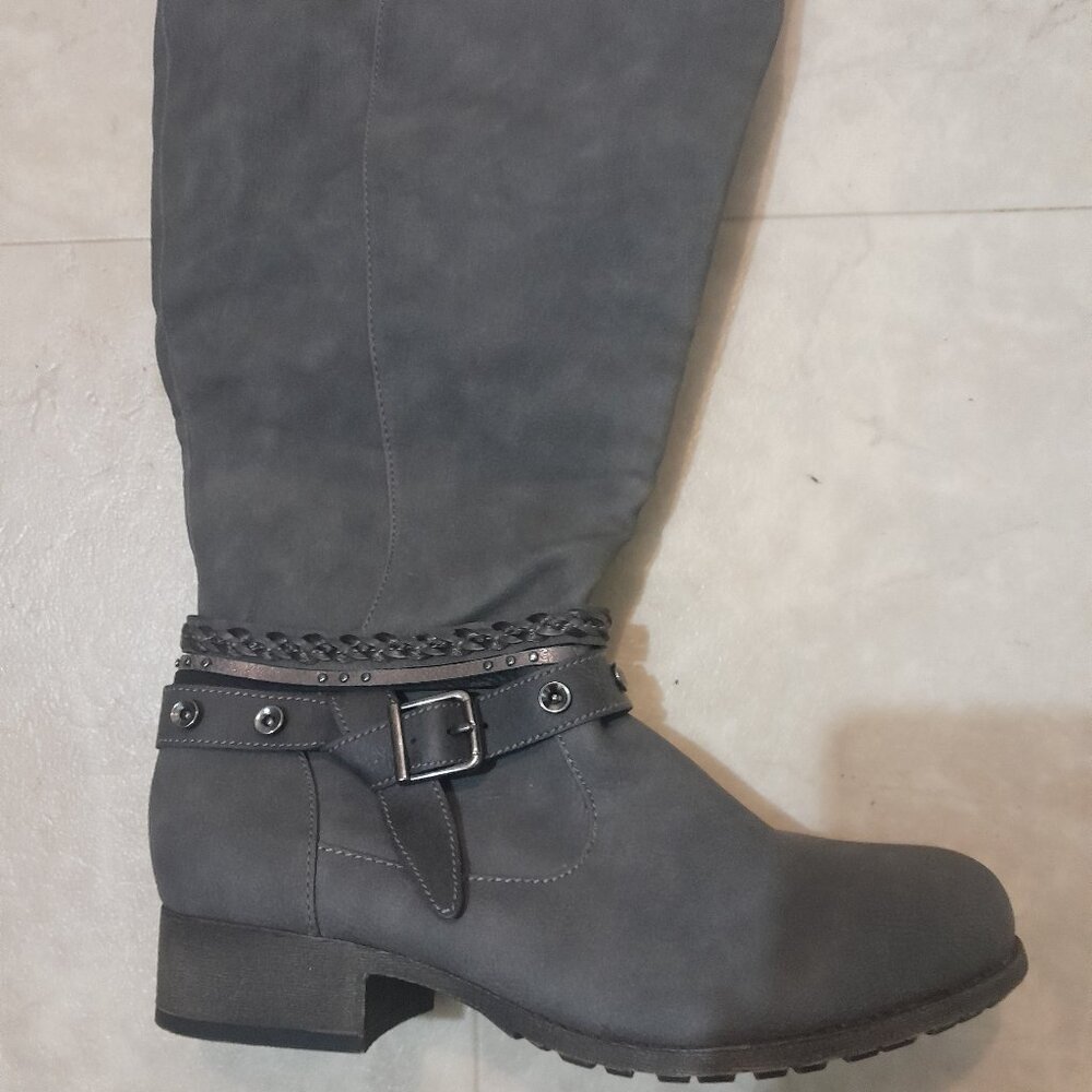 JellyPop Yuria Wide Calf Boots